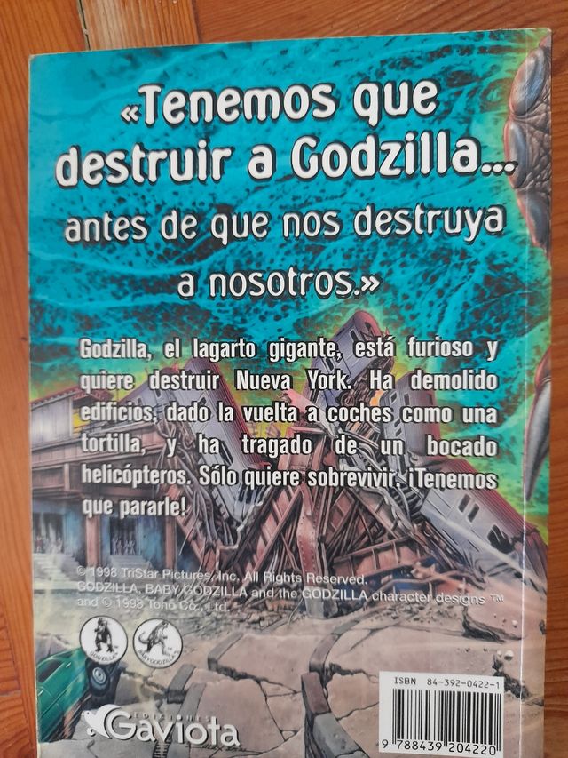 Godzilla, la novela de la pelicula