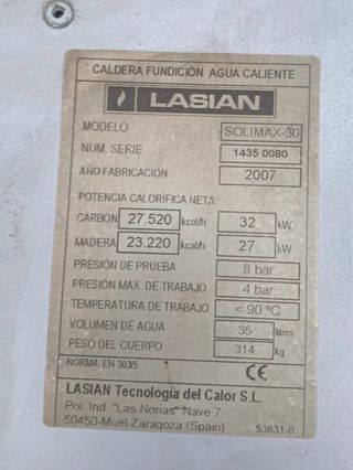 REJILLA CALDERA LASIAN