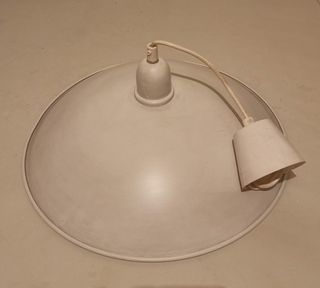 2 Lamparas Vintage IKEA T9510. Blanca. 40 cm.