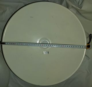 2 Lamparas Vintage IKEA T9510. Blanca. 40 cm.