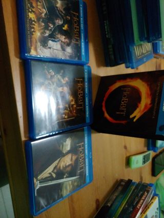Lo Hobbit trilogia Blu ray disc