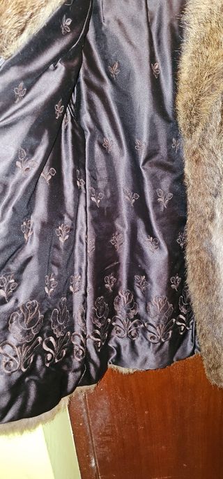 Abrigo piel zorro Adolfo Dominguez