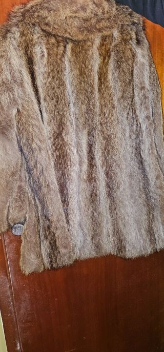 Abrigo piel zorro Adolfo Dominguez