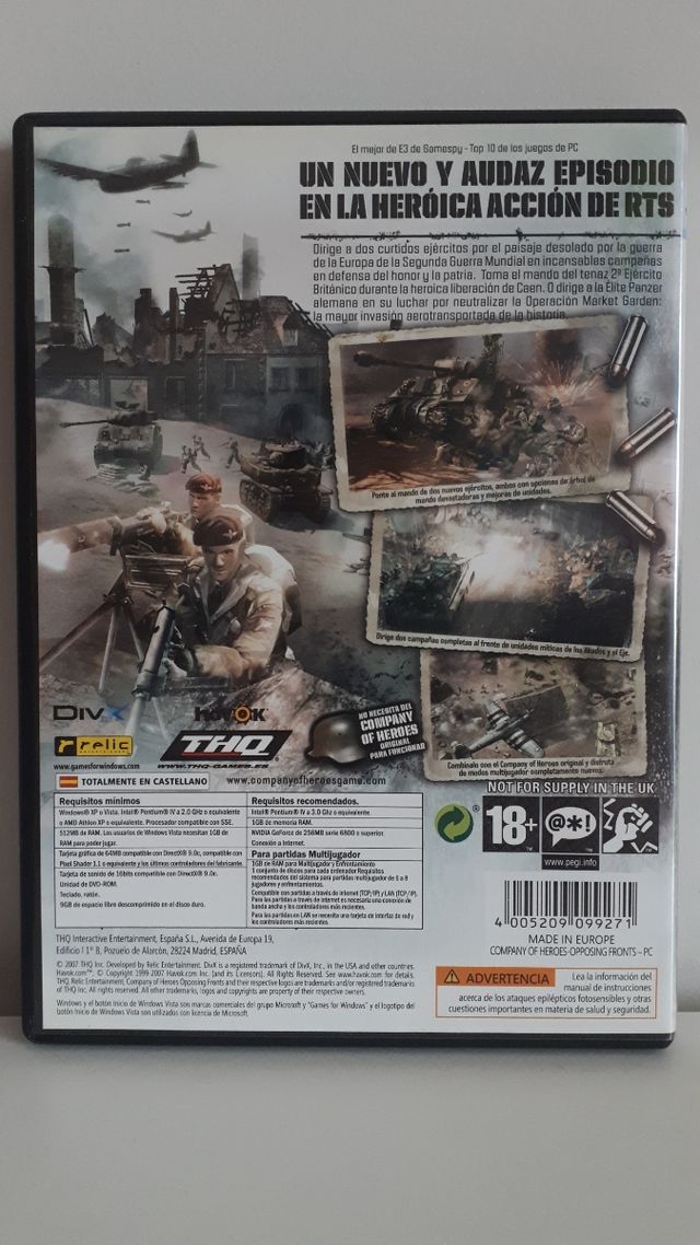 COMPANY OF HEROES - OPPOSING FRONTS (PC)