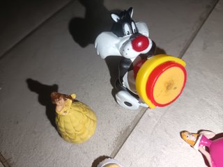 Set 9 pupazzi misti Disney Kinder vintage anni 80/