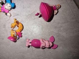 Set 9 pupazzi misti Disney Kinder vintage anni 80/