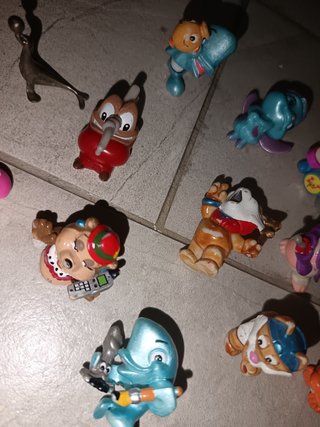 Set 16 pupazzi Kinder misti da collezione vintage