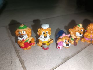 Set 7 pupazzi personaggi Kinder anni 80 originali