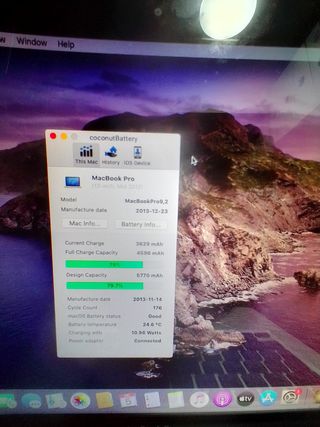 REBAJADO¡¡¡¡MACBOOK PRO 13'' 2012 CATALINA