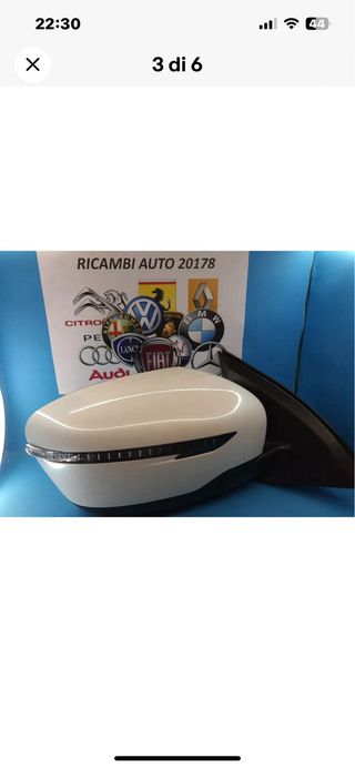 SPECCHIO RETROVISORE ANTERIORE DESTRO NISSAN QUA