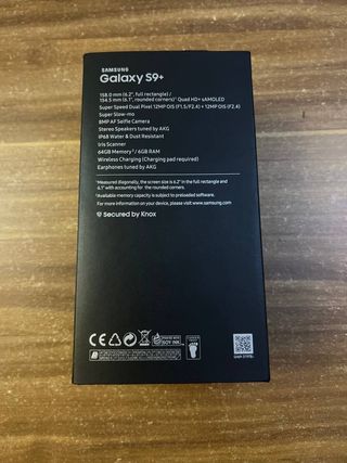 Samsung Galaxy S9 plus 64GB nuovo nero