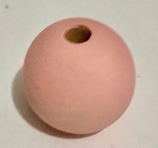 Palline di legno rosa 2,5 cm