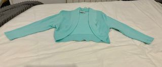 Vestido de fiesta de tul azul ,talla 36