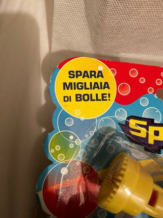 Sparabolle con ricarica 60cc