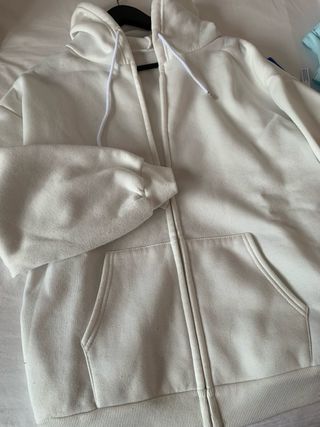 chaqueta oversize blanca