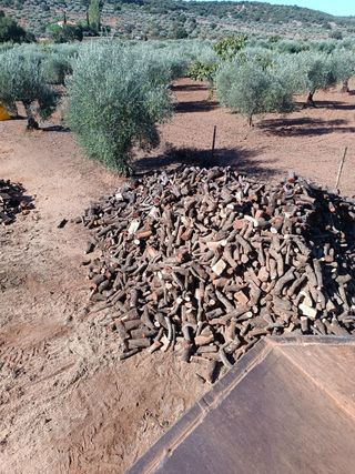 Vendo leña de encina para estufas y chimeneas.