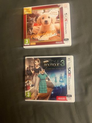 2 juegos Nintendo 2DS