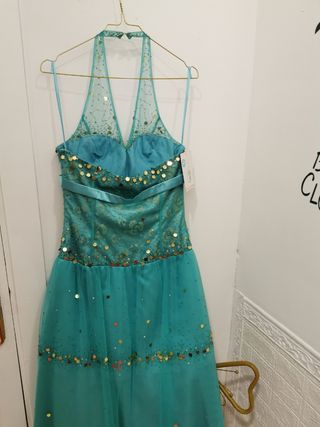 LIQUIDACION! Vestido nuevo de pedrería talla 38