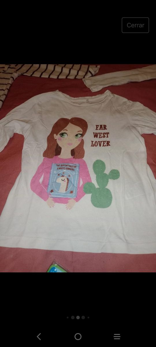 Lote de ropa de niña talla 5 años