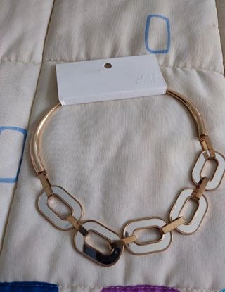 Collar eslabones dorado de H&M
