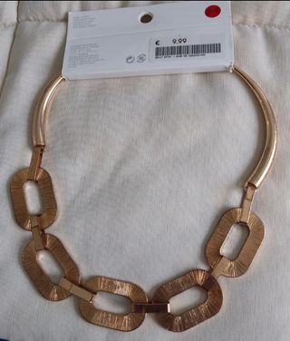 Collar eslabones dorado de H&M
