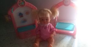 Nenuco muñeco bebé día de guardería. Famosa