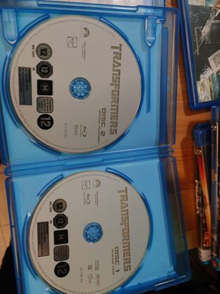 Transformers bluray disc