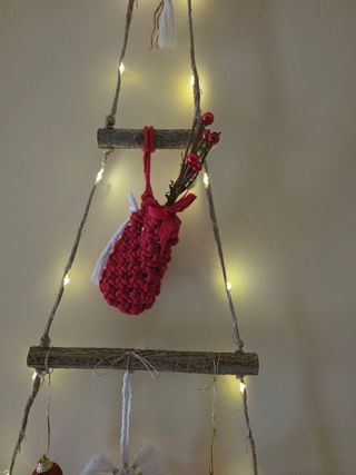 Decorazioni natalizi macrame fatto a mano handmade