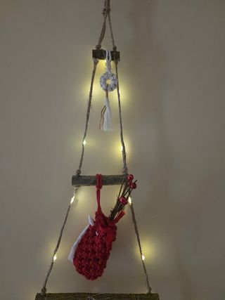 Decorazioni natalizi macrame fatto a mano handmade