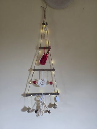 Decorazioni natalizi macrame fatto a mano handmade
