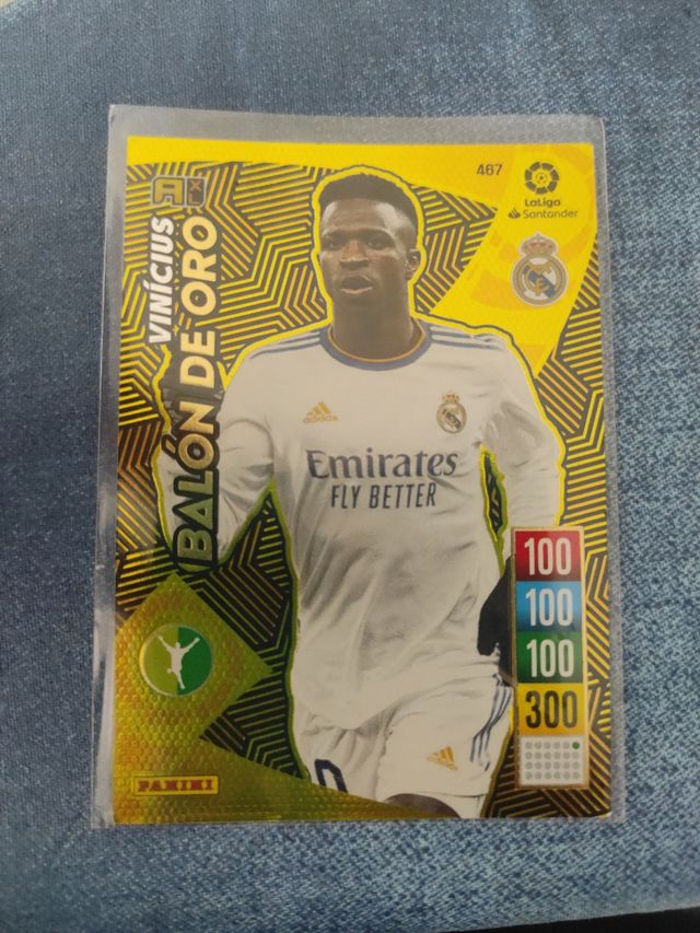 Cromo balón de oro vinicius 21/22