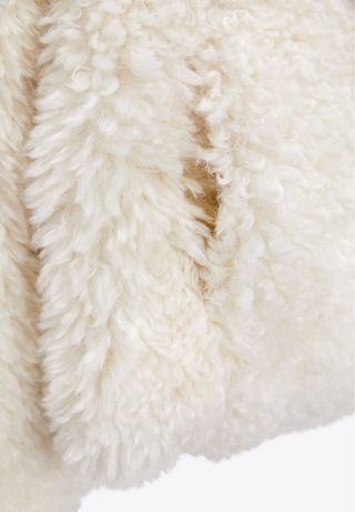 Chaqueta efecto pelo Zara