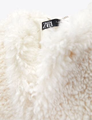 Chaqueta efecto pelo Zara