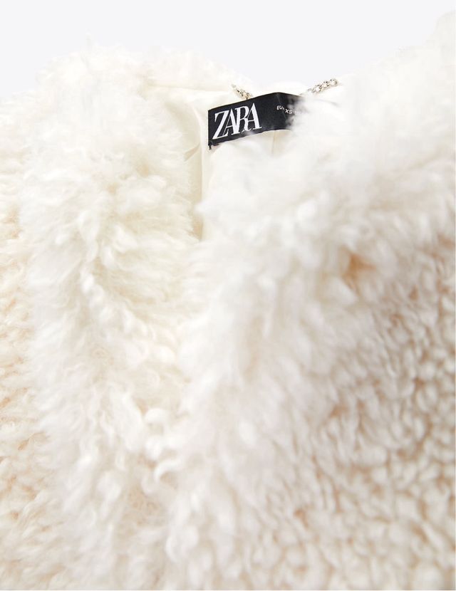 Giacca Zara effetto pelliccia
