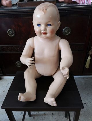 Muñeco antiguo grande alemán antiguo 