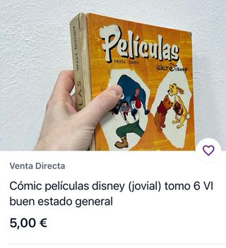 Tebeos “peliculas disney”