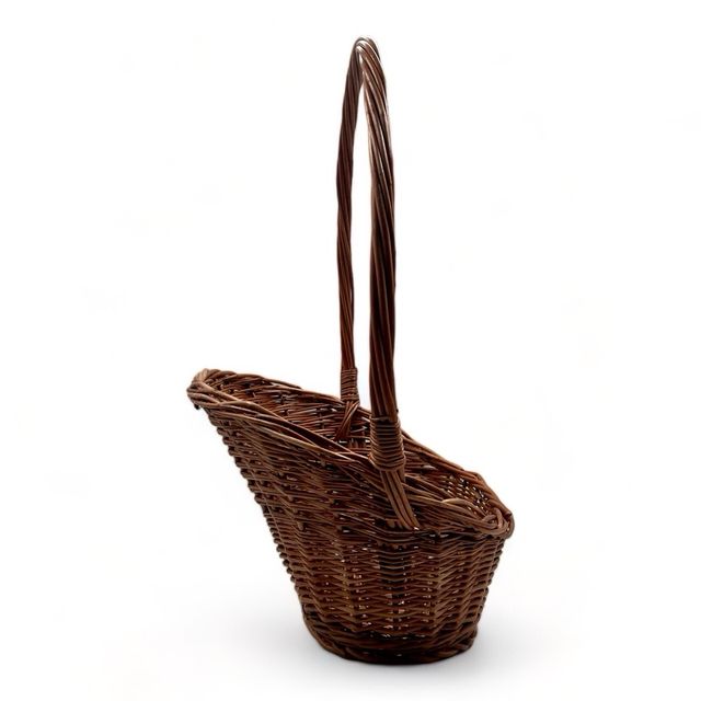 Cesta de navidad de mimbre