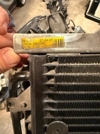 Radiador aire acondionado w202