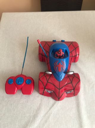 Coche juguete de spiderman teleridigido