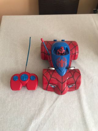 Coche juguete de spiderman teleridigido