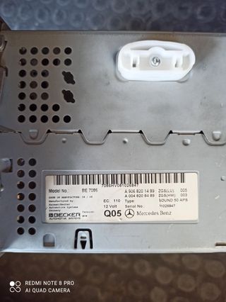 Radio CD original Mercedes sprinter