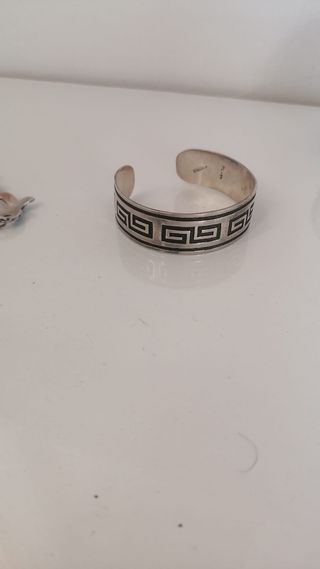 Brazalete pulsera plata