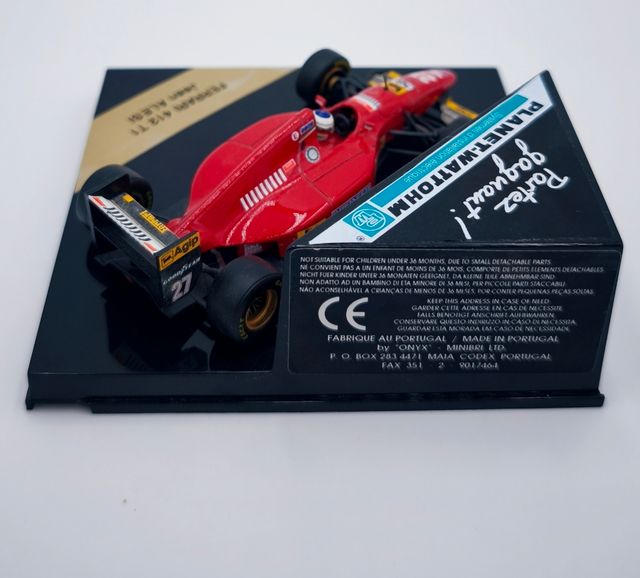 FERRARI 412 T1 JEAN ALESI 1/43 ONYX
