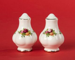 Pimentero y salero Royal Albert Old country roses