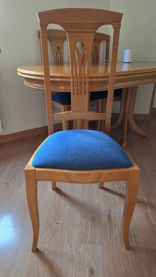 💥 Juego de mesa de salón y 6 sillas