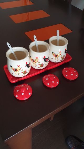 Tarros de porcelana