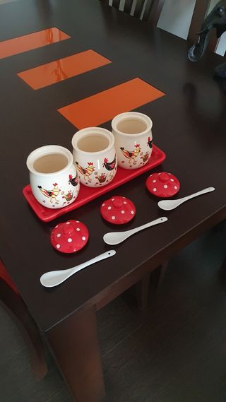 Tarros de porcelana