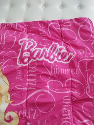 Edredón nórdico Barbie. 