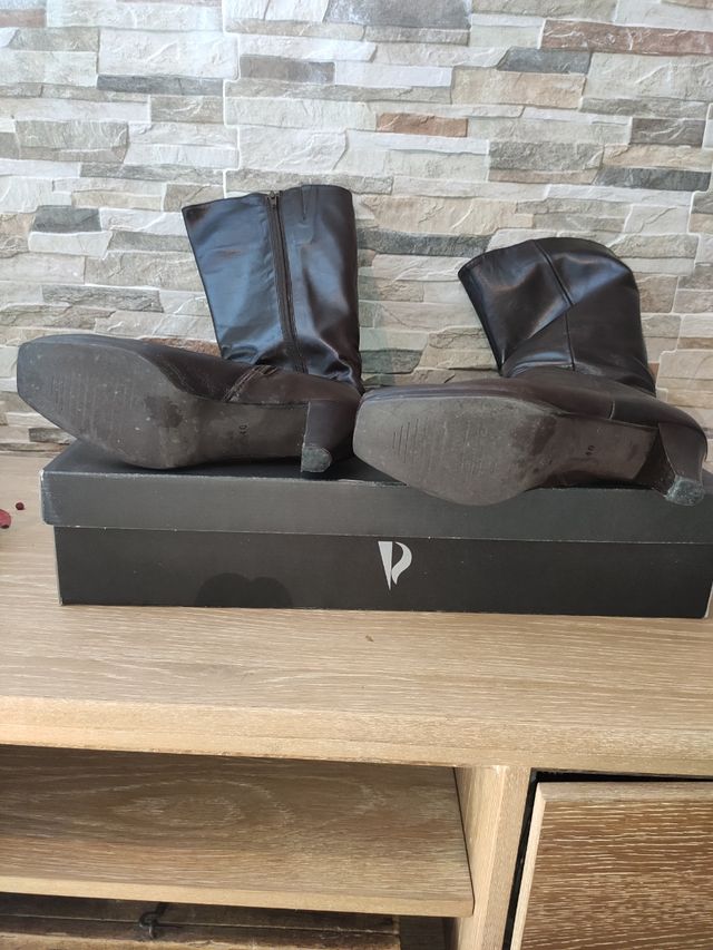 Botas altas piel Plumers