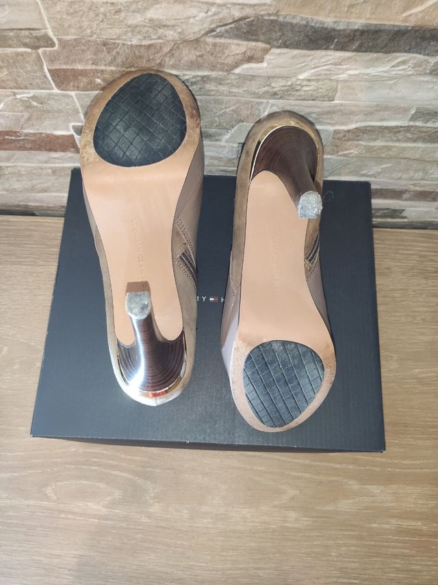 Botines tacon Tommy Hilfiger